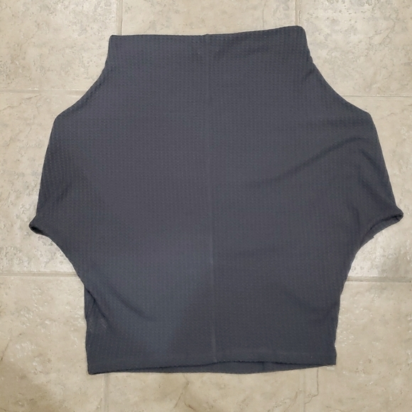 Umgee Waffle Knit Boat Neck Top - Picture 8 of 9